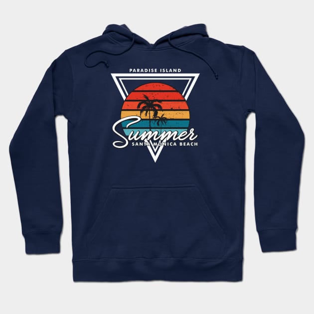 Santa Monica Beach Hoodie by Choulous79